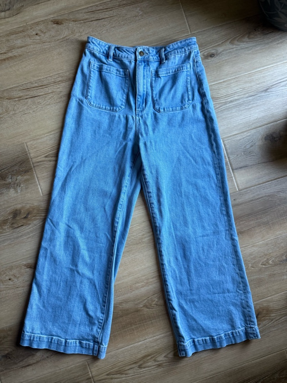 Rolla’s Light Blue High Rise Wide Leg Jeans